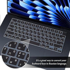Russian Language Keyboard Cover Skin Compatible - Image 2