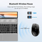 TECKNET Bluetooth Mouse, 4800 DPI Wireless Mouse, 2-Year Battery 6 Adjustable - Image 3