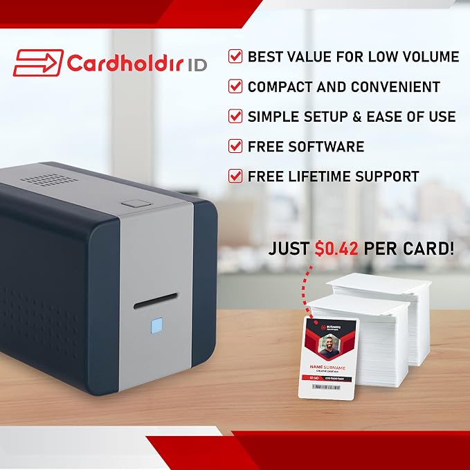 Easy Badges Solid 210 ID Badge Printer | - Image 4