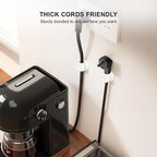 48 Pack Magnetic Cable Clip Organizer Cord Holder, Picozon Adhesive Cable - Image 4