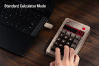 8Bitdo 18 Key Retro Mechanical Numpad, Supports PC & Standard Calculator Mode - Image 4