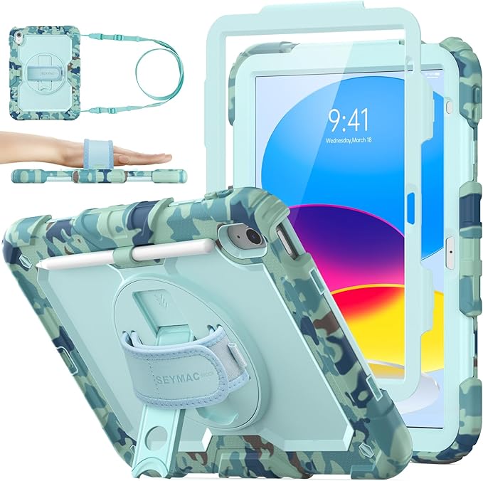 SEYMAC stock Case for iPad 11th/10th Generation 11''/10.9'' 2025/2022, by SEYMACstock