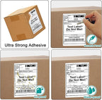 FungLam 2 Rolls 4x6 Direct Thermal Shipping Labels, 250 Labels/Roll, Compatible - Image 5
