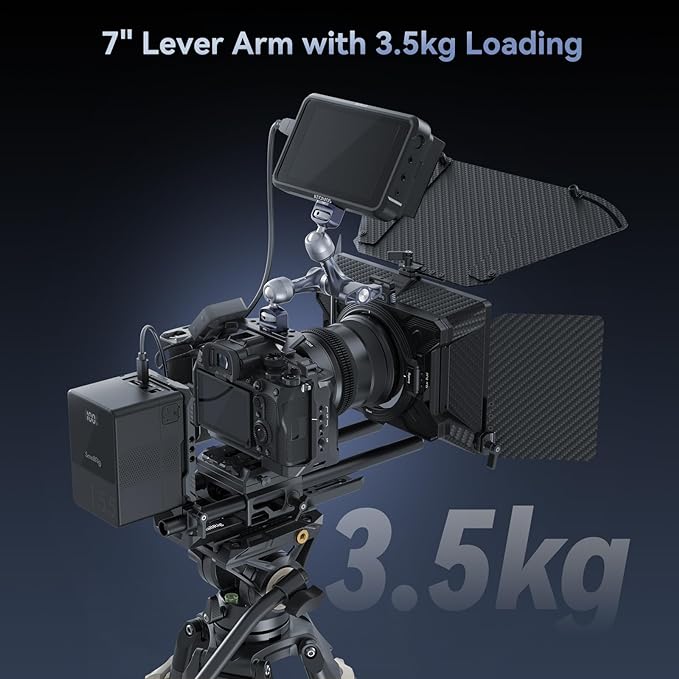 SMALLRIG 7" Rosette Magic Arm, Camera Monitor Mount, Articulating Arm - Image 3