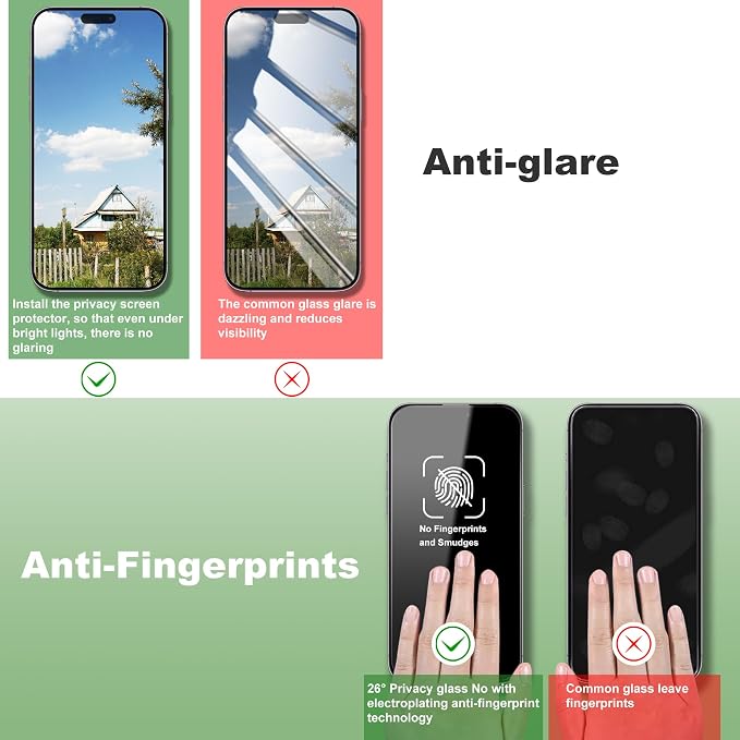 2 Pack Privacy Screen Protector - Image 5