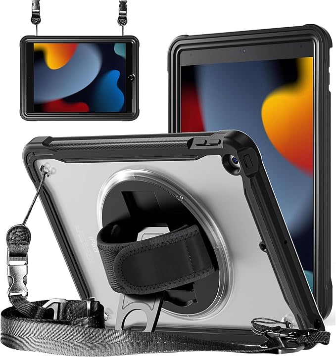 ZenRich Clear Case for iPad 9th/8th/7th Generation 10.2 inch 2021/2020/2019 by ZenRich