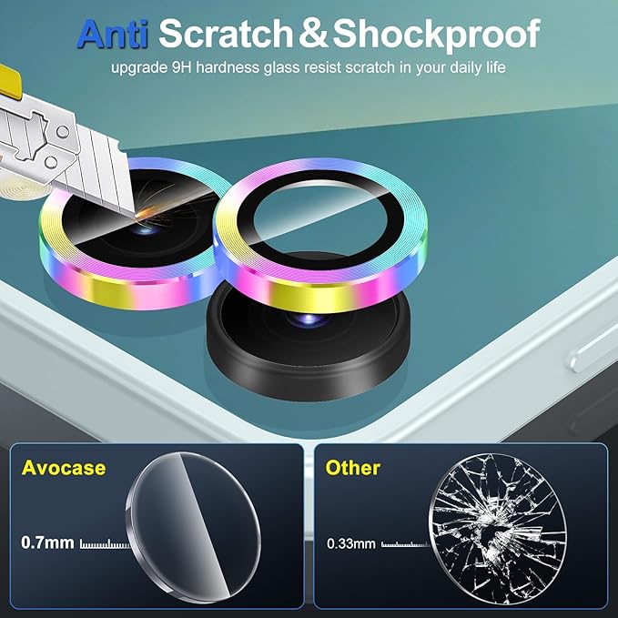 for Samsung Galaxy Z Flip 7 Camera Lens Protector, Individual Metal Ring - Image 3
