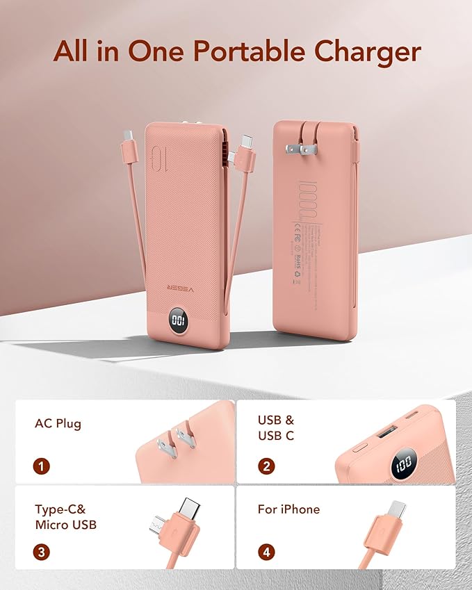 VEGER Portable Charger Power Bank - Image 2