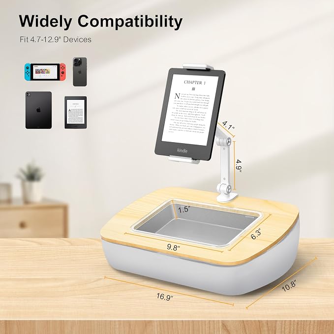 UPERGO Tablet Kindle Stand Pillow, iPad Pillow Holder - Image 4