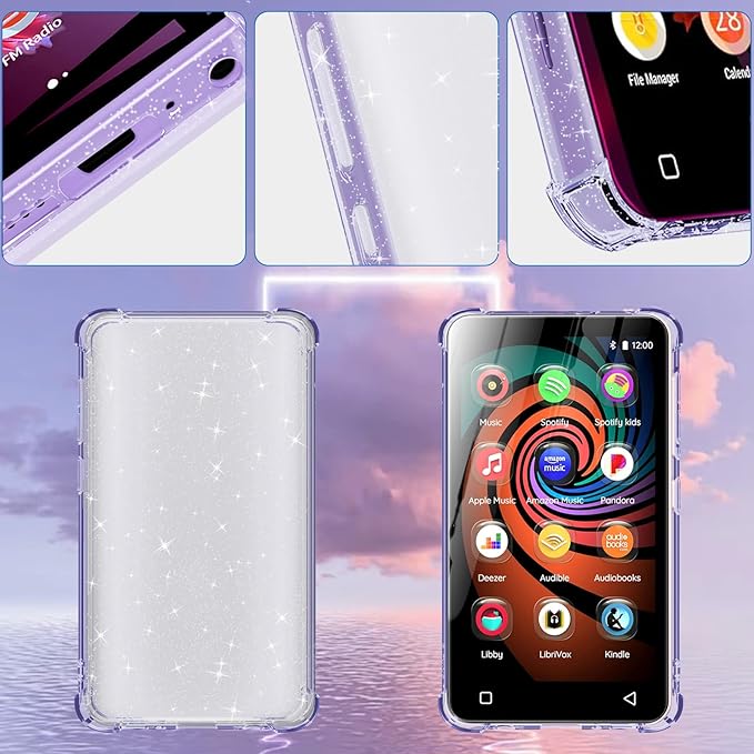 Case for innioasis G1 G3 Mp3 Player, TPU Clear Case for Mp3 Player Anti-Scratch - Image 4