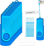 USB Drive 16GB USB 2.0 Flash Drive 10 Pack Nicepicten Pendrive Swivel Thumb Zip by NicepictenUSBFlashDrive