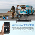 Accsoon Motorized Camera Slider, Adjustable 16''/40 cm Bluetooth Video Slider - Image 3