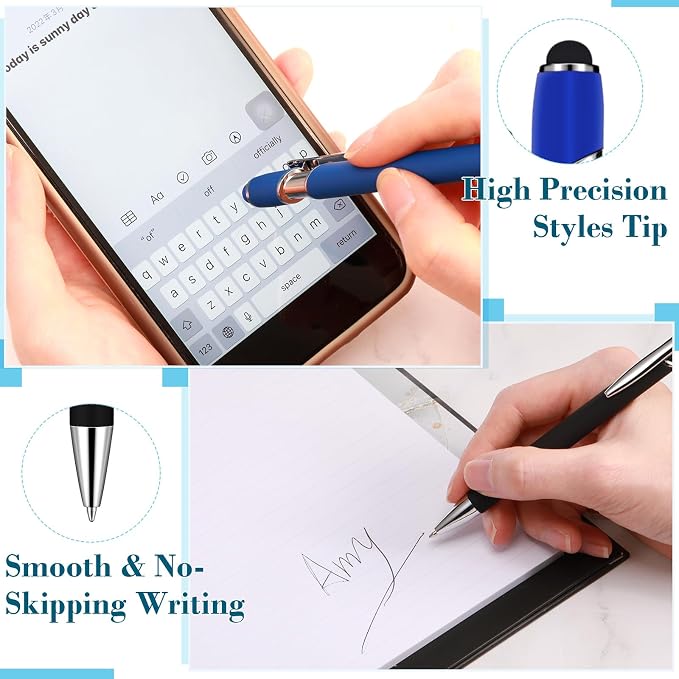 Konohan 100 Pieces Stylus Pen 2 in 1 Ballpoint Pen - Image 3