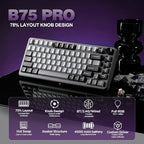 YUNZII B75 PRO Wireless Mechanical Keyboard, 75% Layout - Image 2