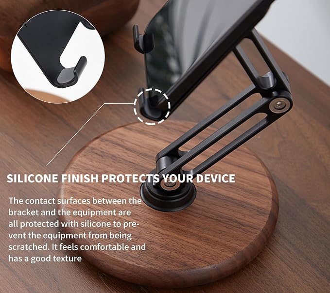 RENMTURE Phone Desk Stand, Adjustable Foldable Cell Phone Stand - Image 5