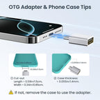 Elebase USB to USB C Adapter&Type C Male to 3.0 Female Adaptor 4PCS, - Image 4