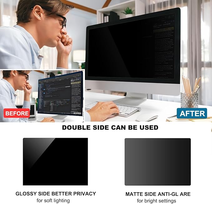 23 Inch Computer Privacy Screen Shield - Image 6