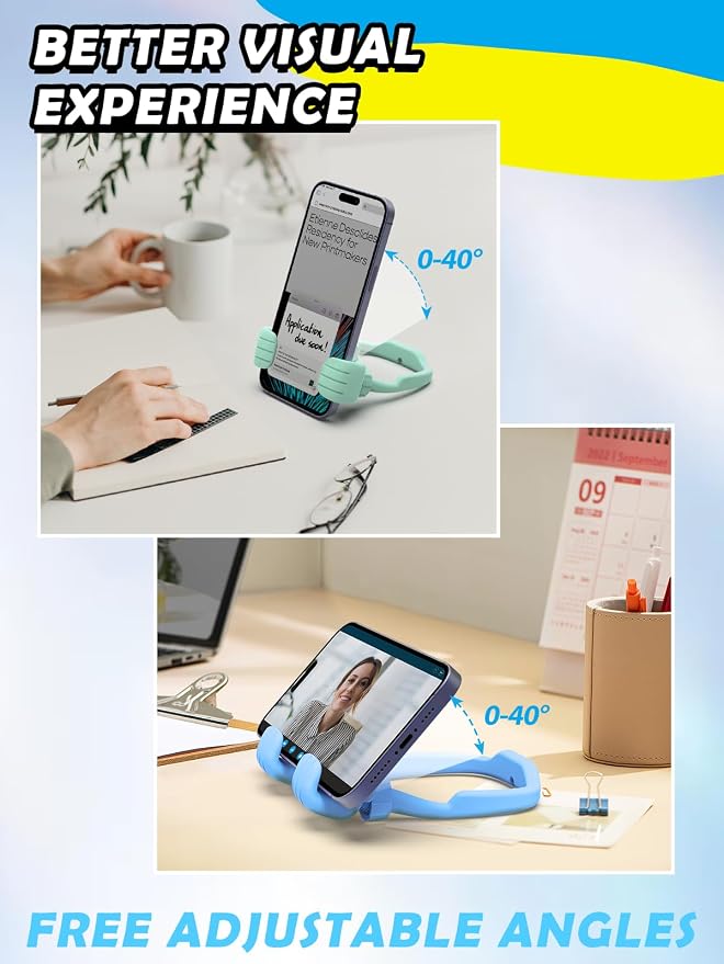 Cell Phone Holder Thumbs Up Lazy Phone Stand: 3 Pack Graduation Gifts - Image 4
