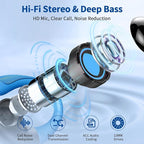 Wireless Earbuds, 2025 Bluetooth 5.4 Headphones Sport, 50H Stereo Wireless - Image 3