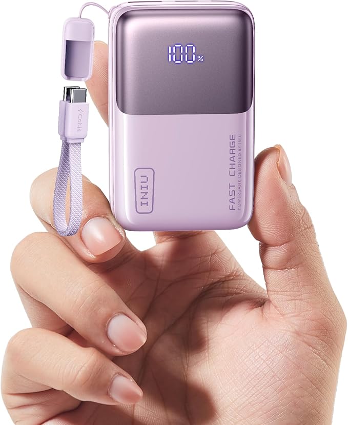 INIU Portable Charger, Ultra Mini 10000mAh 45W Fast Charging Power Bank by INIU