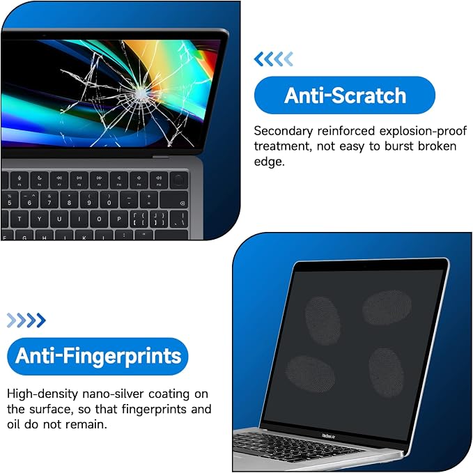2-Pack Anti Glare Screen Protector Compatible - Image 3