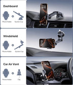 Miracase Phone Holders for Your Car, Universal Cell Phone Car Mount, 3-in-1 - Image 2