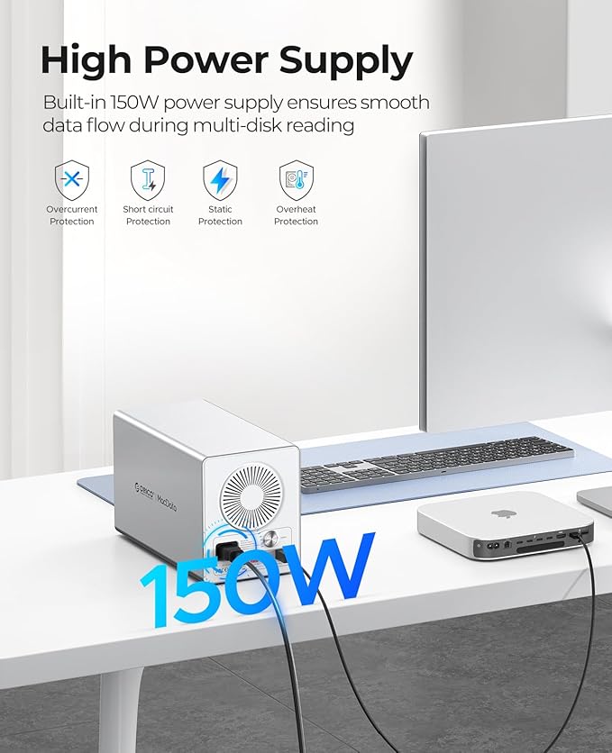 ORICO 4Bay RAID External Hard Drive Enclosure USB3.0 - Image 7