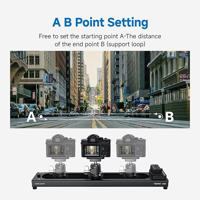 Accsoon Toprig 16inch/40cm Camera Slider Motorized, Button&APP Control - Image 8