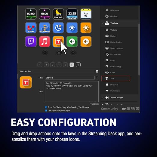 VSDINSIDE Macro Keypad, Stream Controller Deck Gaming Streaming Shortcut - Image 9