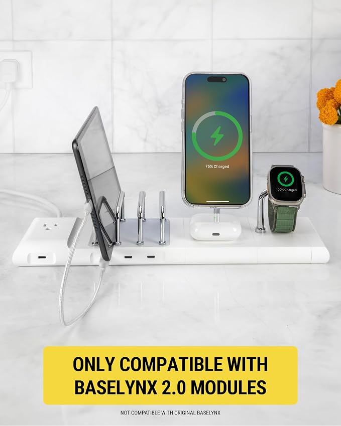 Scosche BL2MSiQWT-AP BaseLynx™ 2.0 2-in-1 Modular Charging Station - Image 6