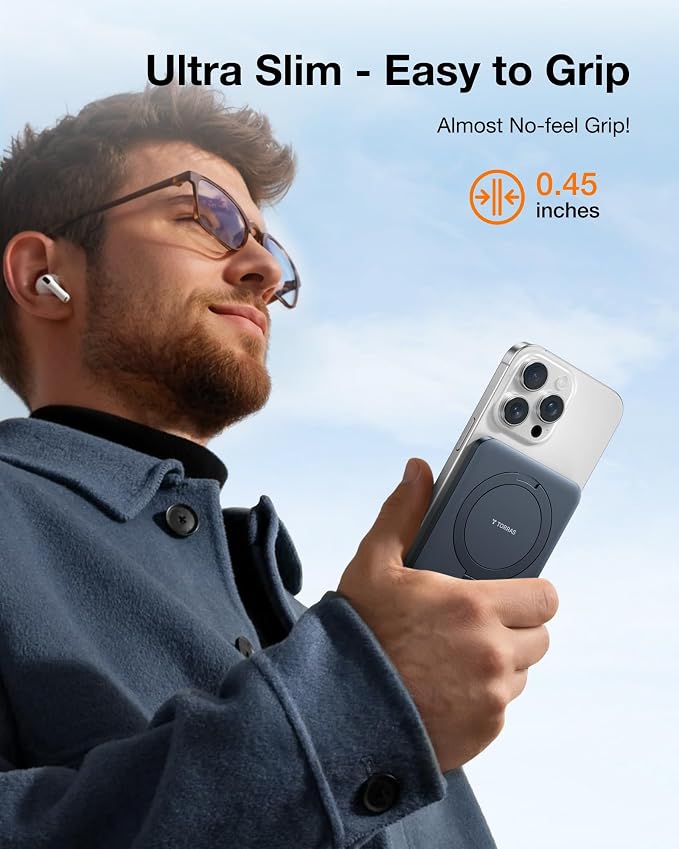 TORRAS 0.45" Slim Magnetic Portable Charger Power Bank - Image 3