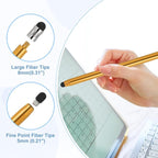 PATIKIL 5 Pcs Stylus Pens for Touch Screens, 2 in 1 High Sensitivity Universal - Image 3