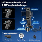 Mini Selfie Stick, Pocket Size Extendable Phone Holder - Image 3