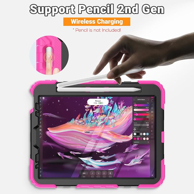 SEYMAC for iPad Air 5th/ 4th Generation Case 10.9 Inch, Full-Body Shockproof - Image 8