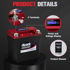YTX14-BS/YTX14H/GYZ16H Lithium 12.8V 8Ah 480CCA LiFePO4 Motorcycle Battery - Image 3