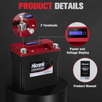 YTX14-BS, Lithium LiFePO4 Motorcycle Battery, Digital Readout, Fits - Image 5