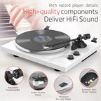 Record Player Turntables with Wireless Output Connectivity Vinyls Players - Image 3