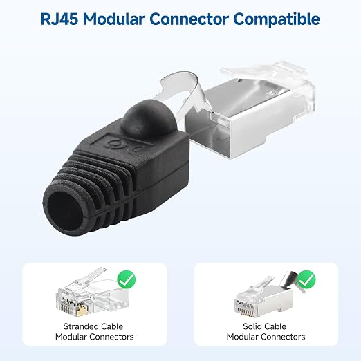 Cable Matters 100-Pack Cat6 / Cat5e RJ45 Strain Relief Boots, RJ45 Boot - Image 4