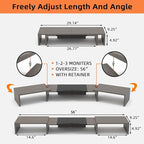 WESTREE Triple Dual Monitor Stand Riser, Monitor Stand - Image 6