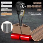 Floor Cord Cover Cavity 0.8"x0.37" Self Adhesive Cord Hider, 10FT Low Profile - Image 4