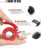 Pro Barbell Clips 1 inch Barbell Clamps 0.9-1.18inch Quick Release Weight Clips - Image 4