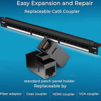 Rapink Patch Panel 24 Port Cat6A - Image 3