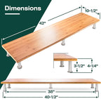 The Original Bamboo Dual Monitor Stand - Image 6