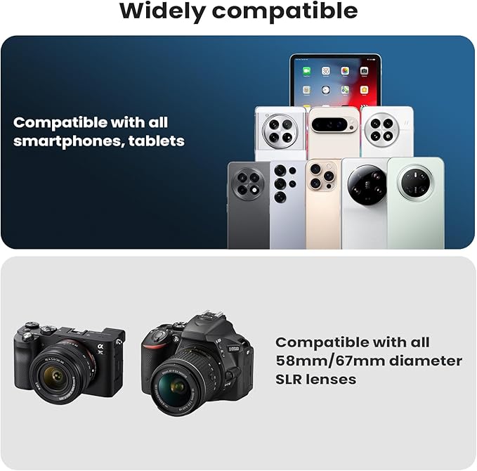 67mm CPL Filter for Phone/DSLR, HD Circular Polarizer Polarizing Filter - Image 4