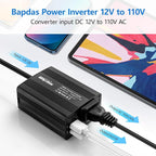 150W Car Power Inverter DC 12V to 110V AC Car Adapter - Image 6