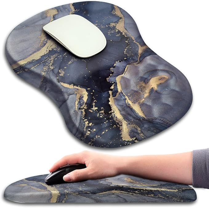 Mouse Pad Wrist Support, Ergonomic Mouse Pad by KUOSGM
