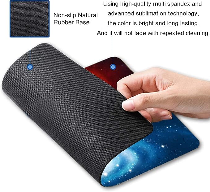 Cool Galaxy Mouse Pad, 9.5"x7.9"x0.12" Inch - Image 2