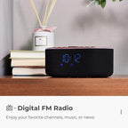 uscce Alarm Clock Bluetooth FM Radio: 10W Stereo Sound Speaker - Image 8