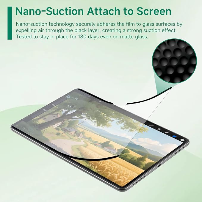 Nano-Suction Paper Feel Screen Protector - Image 2