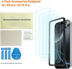 4 Pack Anti Blue Light Screen Protector - Image 3